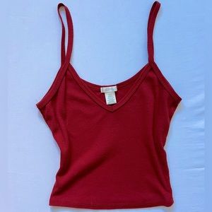 Bozzolo Red Spaghetti Strap Tank Top